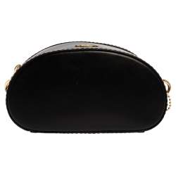 Pre Owned Coach Black Leather Trial Bag