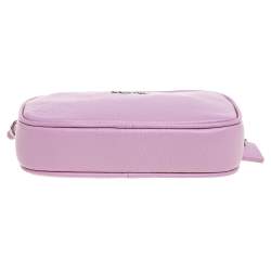 Pre Owned Coach Pink Leather PCC XBody Crossbody Bag