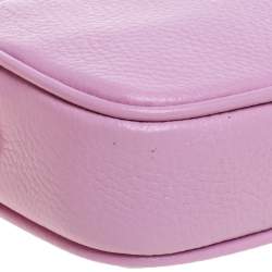 Pre Owned Coach Pink Leather PCC XBody Crossbody Bag