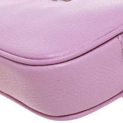 Pre Owned Coach Pink Leather PCC XBody Crossbody Bag