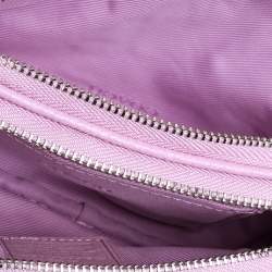 Pre Owned Coach Pink Leather PCC XBody Crossbody Bag