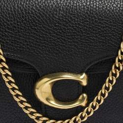 Pre Owned Coach Black Leather Tabby Crossbody Bag