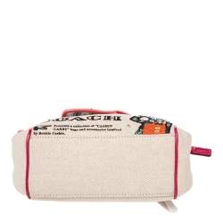 Pre Owned Coach Multicolor Bonnie Cashin Print Canvas And Leather Baguette Shoulder Bag