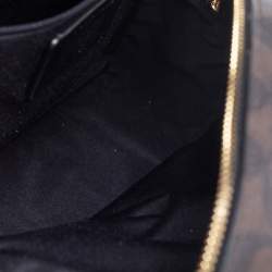 Coach Black/Brown Signature Coated Canvas and Leather Jordyn Backpack