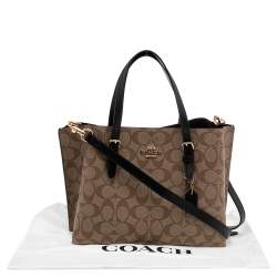 Pre Owned Coach Signature Canvas Mollie Tote