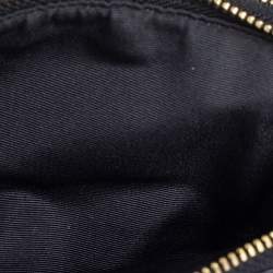 مملوكة مسبقًا Coach Brown Signature Coated Canvas Double Zip Wristlet