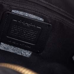 Pre Owned Coach Black Leather Rowan Boston Bag