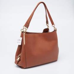Pre Owned Coach Brown Leather Dalton Shoulder Bag