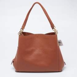 Pre Owned Coach Brown Leather Dalton Shoulder Bag