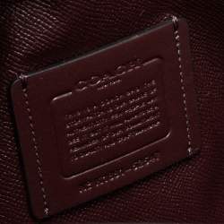 Pre Owned Coach Black Leather Charlie Carryall 40 Satchel