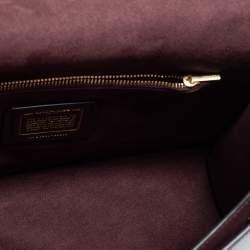 مملوكة مسبقًا Coach Black Leather Parker Top Handle Bag