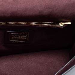 مملوكة مسبقًا Coach Black Leather Parker Top Handle Bag