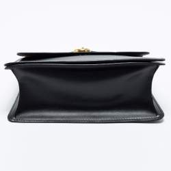 مملوكة مسبقًا Coach Black Leather Parker Top Handle Bag