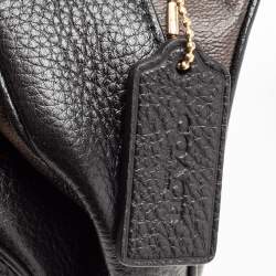 Coach Black/Brown Signature Coated Canvas and Leather Belt Bag
