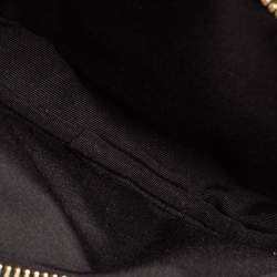 Coach Black/Brown Signature Coated Canvas and Leather Belt Bag