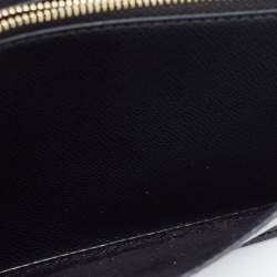 Pre Owned Coach Black/Brown Signature Coated Canvas And Leather Klare Crossbody Bag