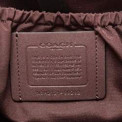 Coach Black Canvas And Leather Messenger Bag