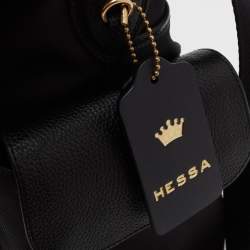 Coach Black Canvas And Leather Messenger Bag