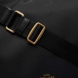 Coach Black Canvas And Leather Messenger Bag