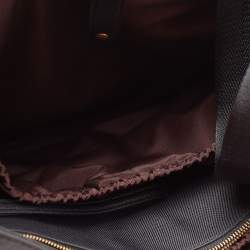 Coach Black Canvas And Leather Messenger Bag