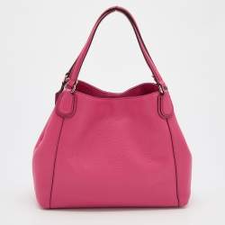 Pre Owned حقيبة كتف كوتش ايدي جلد أسود