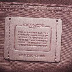 Pre Owned Coach Magenta Leather Jules Hobo