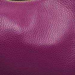 Pre Owned Coach Magenta Leather Jules Hobo