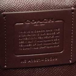 Coach Beige/Tan Leather Whipstitch Charlie Carryall Tote