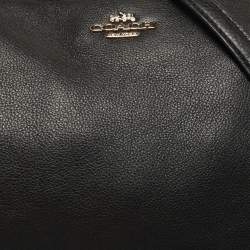 Pre Owned Coach Black Leather Kelsey Satchel