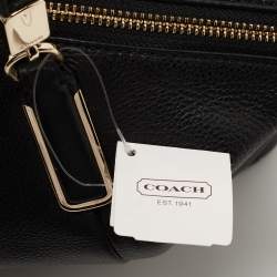 Pre Owned Coach Black Leather Kelsey Satchel