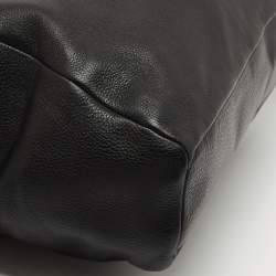 Pre Owned Coach Black Leather Kelsey Satchel