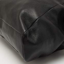 Pre Owned Coach Black Leather Kelsey Satchel