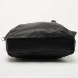 Pre Owned Coach Black Leather Kelsey Satchel