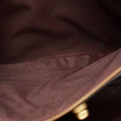 Pre Owned Coach Navy Blue Leather Willow Tote