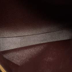 Pre Owned Coach Navy Blue Leather Willow Tote