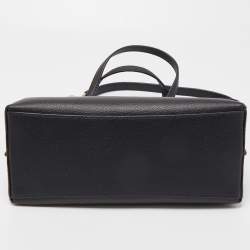 مملوكة مسبقًا Coach Black Leather Mollie 25 Tote