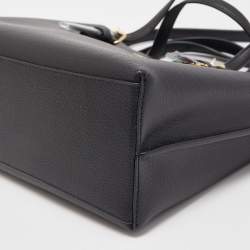 مملوكة مسبقًا Coach Black Leather Mollie 25 Tote