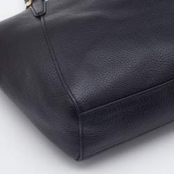 Pre Owned Coach Black Leather Small Kelsey Satchel