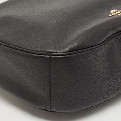 Pre Owned Coach Black Leather Sutton Hobo