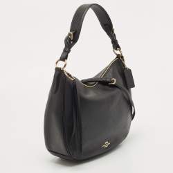 Pre Owned Coach Black Leather Sutton Hobo