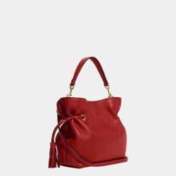 Pre Owned Coach Red Leather Andy Crossbody Bag