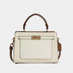 Lane leather handbag Coach Beige in Leather - 35672649