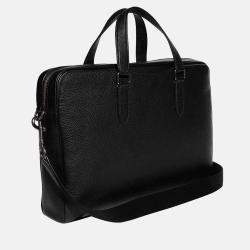 Coach Black - Leather - Graham Structured Brief