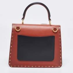 Pre Owned Coach Beige/Brown Signature Coated Canvas and Leather Parker Top Handle Bag