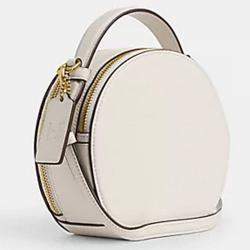 Coach Disney X Cream Leather Canteen Crossbody Bag