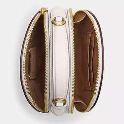 Coach Disney X Cream Leather Canteen Crossbody Bag