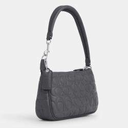 Coach Grey Signature Leather Teri Shoulder Bag