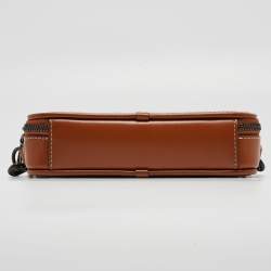 Coach Brown Signature Canvas and Leather Charter Bag