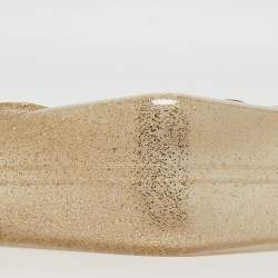 Pre Owned Coach Gold Glitter Jelly Tabby Shoulder Bag