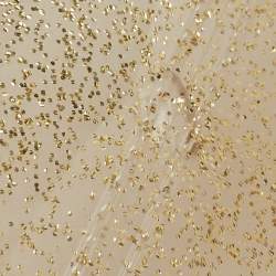 Pre Owned Coach Gold Glitter Jelly Tabby Shoulder Bag